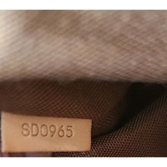 LOUIS VUITTON ALMA HANDBAG MONOGRAM M51130 SD0965 Large 9 X 13.5 X 6.3 Authentic - Picture 15 of 16